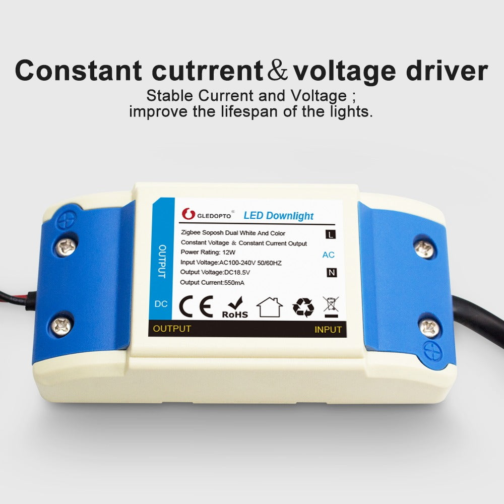 Zigbee Smart IP44 LED Recessed Downlight 6W 9W 12W For Bedroom Living Room Kitchen Corridor LED Ceiling Spot Light