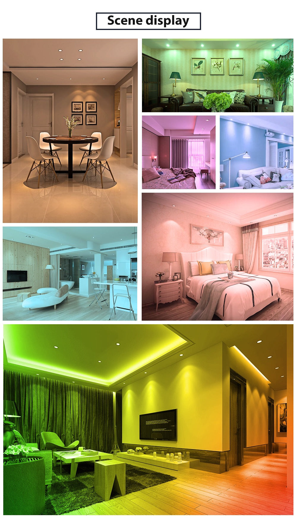 Zigbee Smart IP44 LED Recessed Downlight 6W 9W 12W For Bedroom Living Room Kitchen Corridor LED Ceiling Spot Light