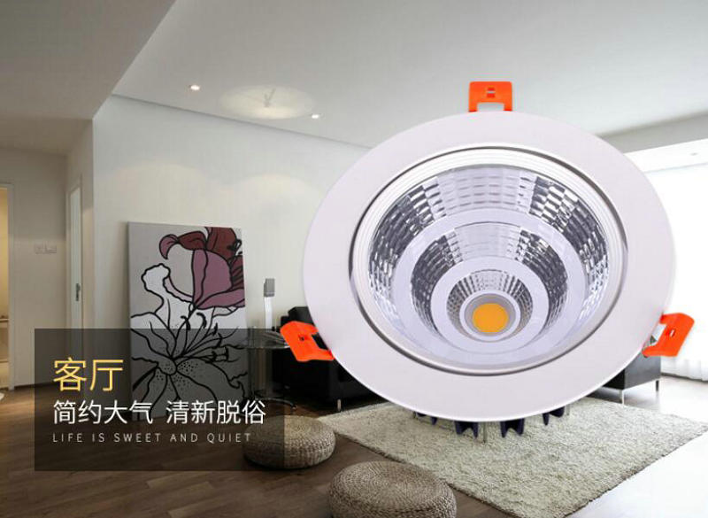 Dimmable LED Downlight COB Ceiling Spot Lighting 7W 12W 15W 20W 30W Led Bulb Bedroom Kitchen 4pcs Indoor ceiling recessed Light