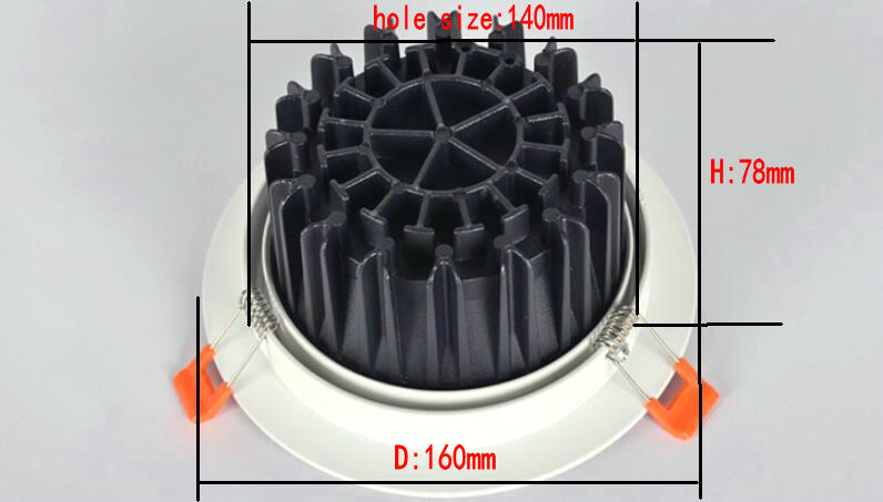 Dimmable LED Downlight COB Ceiling Spot Lighting 7W 12W 15W 20W 30W Led Bulb Bedroom Kitchen 4pcs Indoor ceiling recessed Light