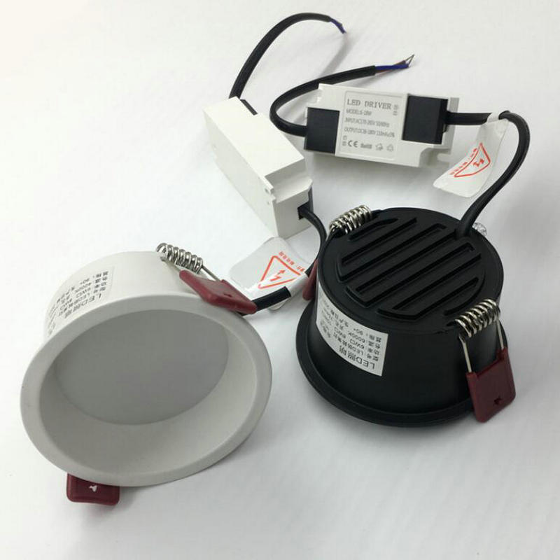 LED Recessed Downlight SMD 2835 3W 5W 7W 9W 10W AC220V LED Ceiling Spotlight Bedroom Indoor Lighting