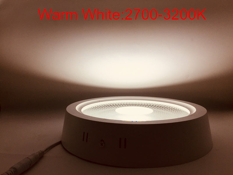 Ceiling led downlight 10W 15W 25W Surface Panel Light AC85-265V Spot Light Indoor Kitchen Lighting Lamp for Home Decor
