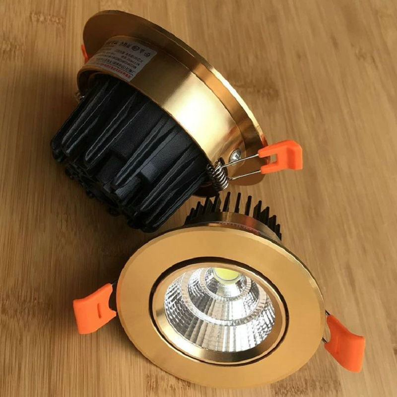 LED COB downlight Dimmable Recessed LED Ceiling Lamp 10w 12w 15w 20w 30w Spot Light White/warm LED lamp