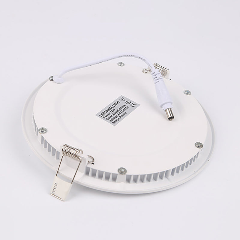 LED Ultra Thin Downlight Lamp 3W 6W 9W 12W 18W Led Ceiling Recessed Grid Downlight Slim Round Panel Light Cold White Light