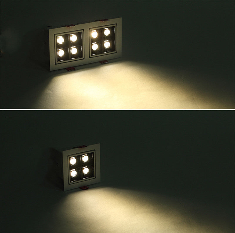 LED Spot Light Lights Recessed LED Ceiling Lamp Downlight 12W Nordic Design Square Decoration AC220V Bedroom Living Room Hotel