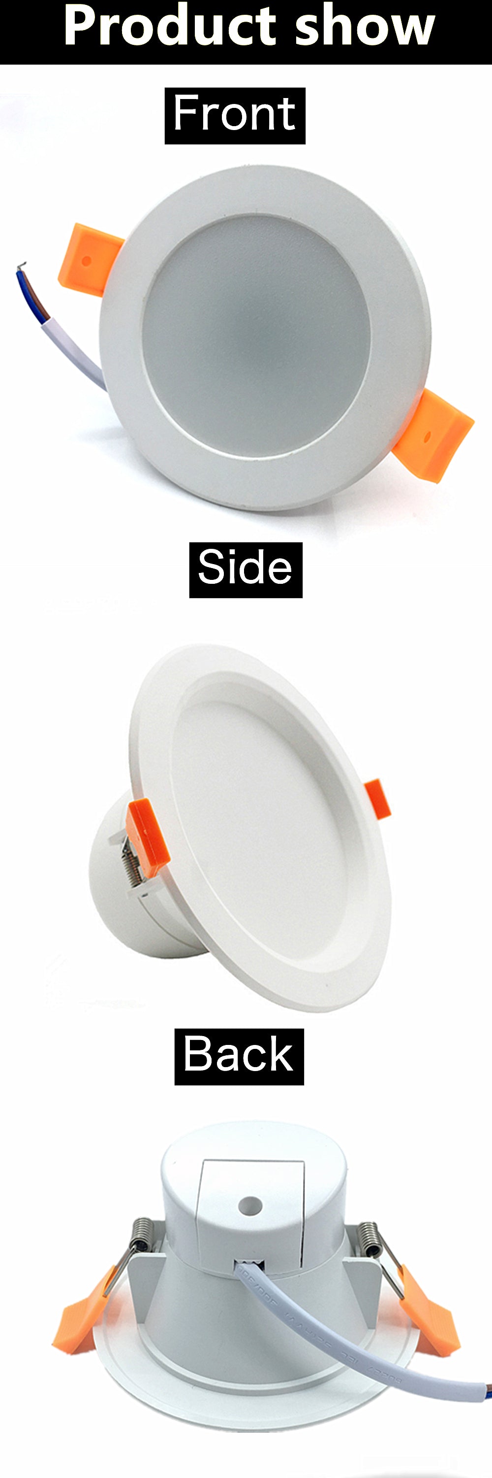 5W 7W 9W Recessed LED Ceiling Lamp Downlights Bathroom Stairs Balcony Hallways Light Garage Intelligent Radar Sensor Lights 220V