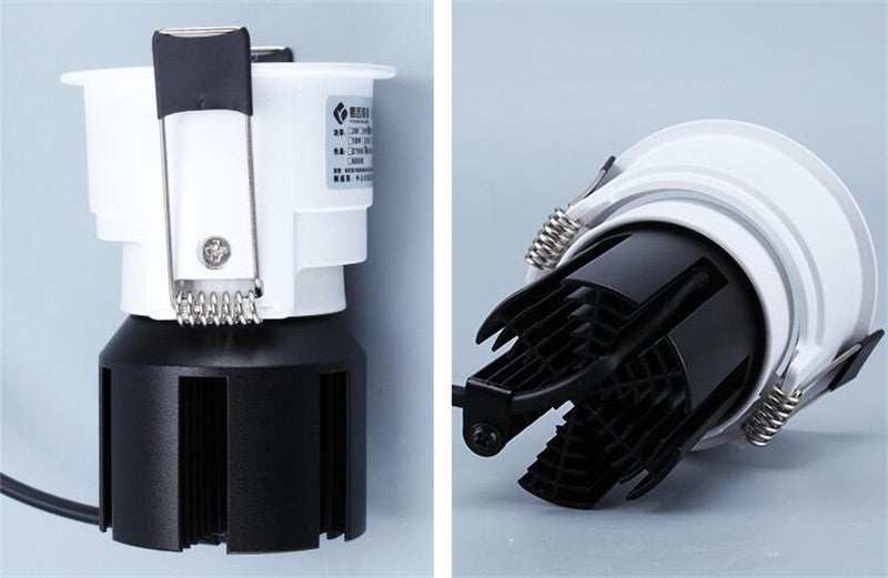 Super Bright Recessed LED Downlight COB 7W 10W LED Spot light LED decoration Ceiling Lamp AC 110V 220V