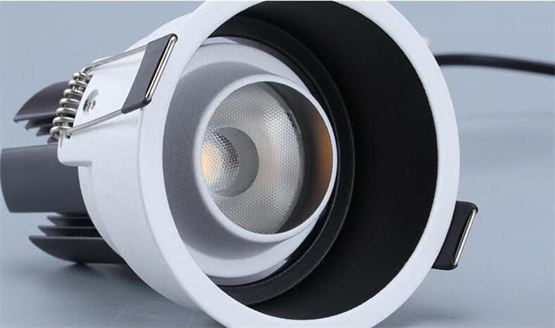 Super Bright Recessed LED Downlight COB 7W 10W LED Spot light LED decoration Ceiling Lamp AC 110V 220V