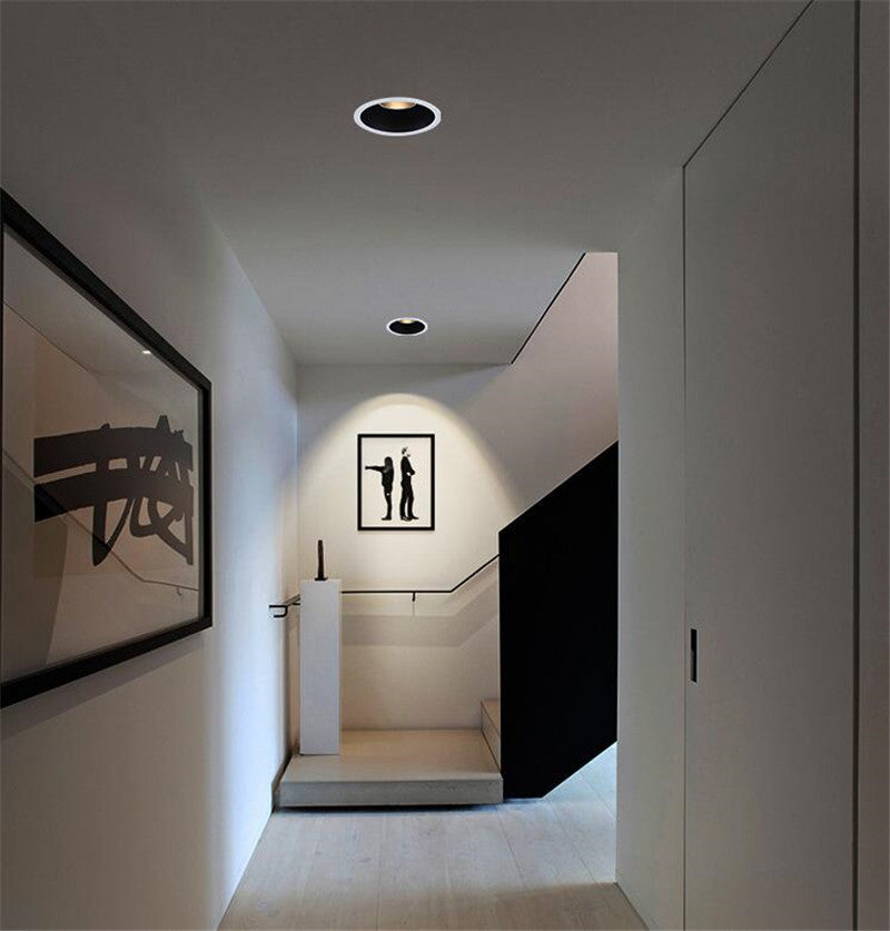 Super Bright Recessed LED Downlight COB 7W 10W LED Spot light LED decoration Ceiling Lamp AC 110V 220V