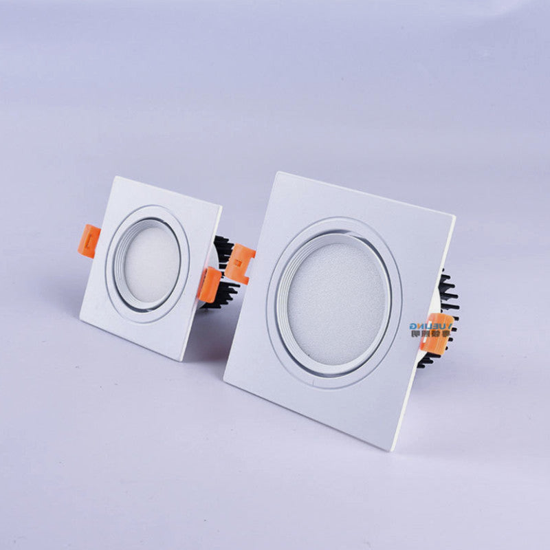 New Square Dimmable Ceiling Recessed LED Downlight Ceiling Lamp 9W 12W 15W AC85-230V LED COB Spot Light Indoor Lighting