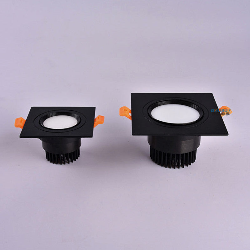 New Square Dimmable Ceiling Recessed LED Downlight Ceiling Lamp 9W 12W 15W AC85-230V LED COB Spot Light Indoor Lighting