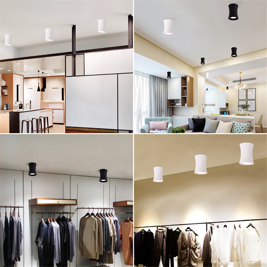 BEIAIDI Modern 10W 15W Surface Mounted Led Downlight Background Foyer Ceiling Spotlight Shop Store Exhibition Ceiling Lamp