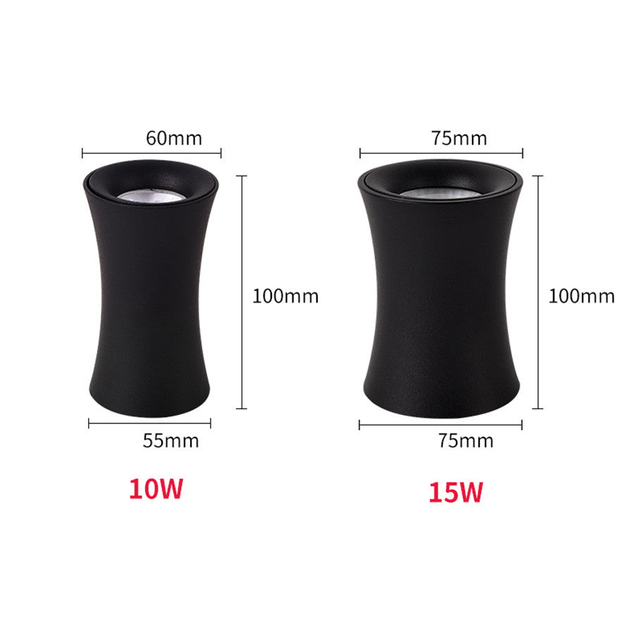 BEIAIDI Modern 10W 15W Surface Mounted Led Downlight Background Foyer Ceiling Spotlight Shop Store Exhibition Ceiling Lamp