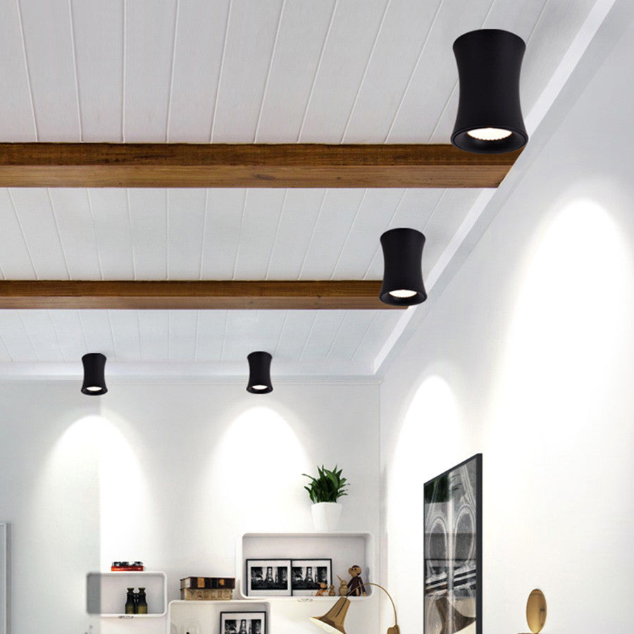 BEIAIDI Modern 10W 15W Surface Mounted Led Downlight Background Foyer Ceiling Spotlight Shop Store Exhibition Ceiling Lamp