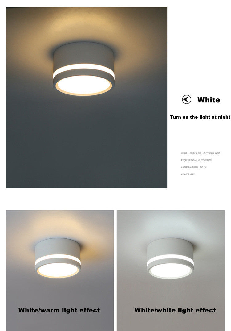 ACETIDE Surface Mounted Led Downlight 5W 7W 9W 12W 15W Side Guide Light Lamp for ceiling spot 220V Ceiling Fixtures Lighting