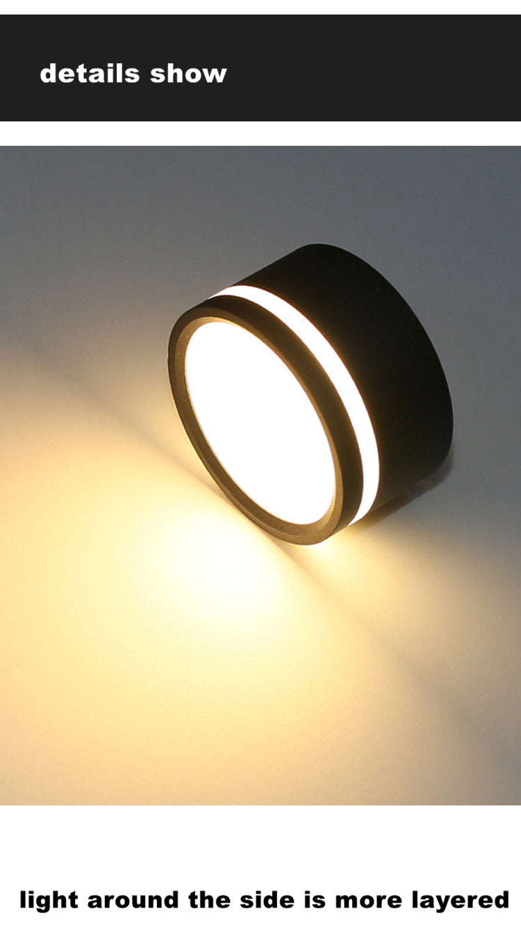 ACETIDE Surface Mounted Led Downlight 5W 7W 9W 12W 15W Side Guide Light Lamp for ceiling spot 220V Ceiling Fixtures Lighting