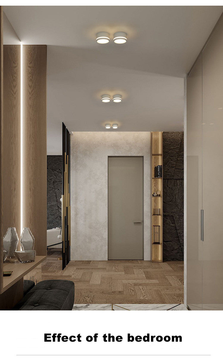 ACETIDE Surface Mounted Led Downlight 5W 7W 9W 12W 15W Side Guide Light Lamp for ceiling spot 220V Ceiling Fixtures Lighting