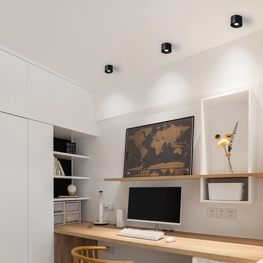 LED Downlight Dimmable 5W 7W 9W 15W 360 Degrees Rotatable Led Surface Mounted Ceiling Light Spotlight Interior Decoration Light