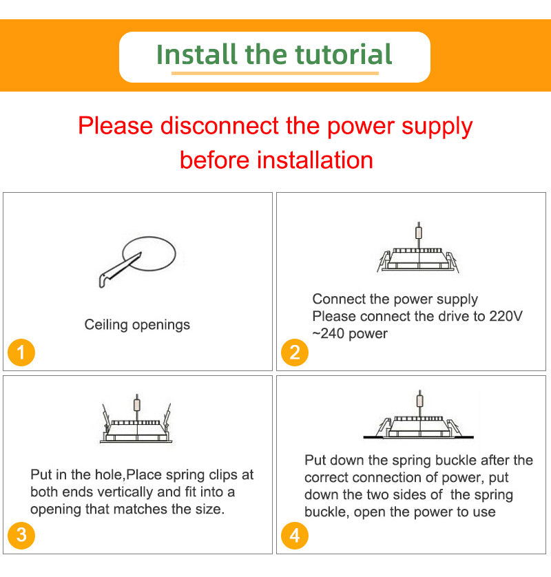 LED Downlight Spot 3W 5W 9W 12W 15W 18W AC 220V 240V White Ultra Thin OK-B 10pcs/Lot Aluminum Round Recessed LED Spot Lighting