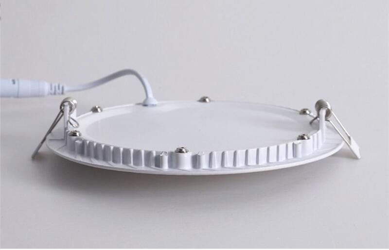 LED Panel Lamps Recessed Ceiling Lights 20W 24W 110V 220V for Hotel Mall Office Home Decoration LED Downlights Indoor Lighting