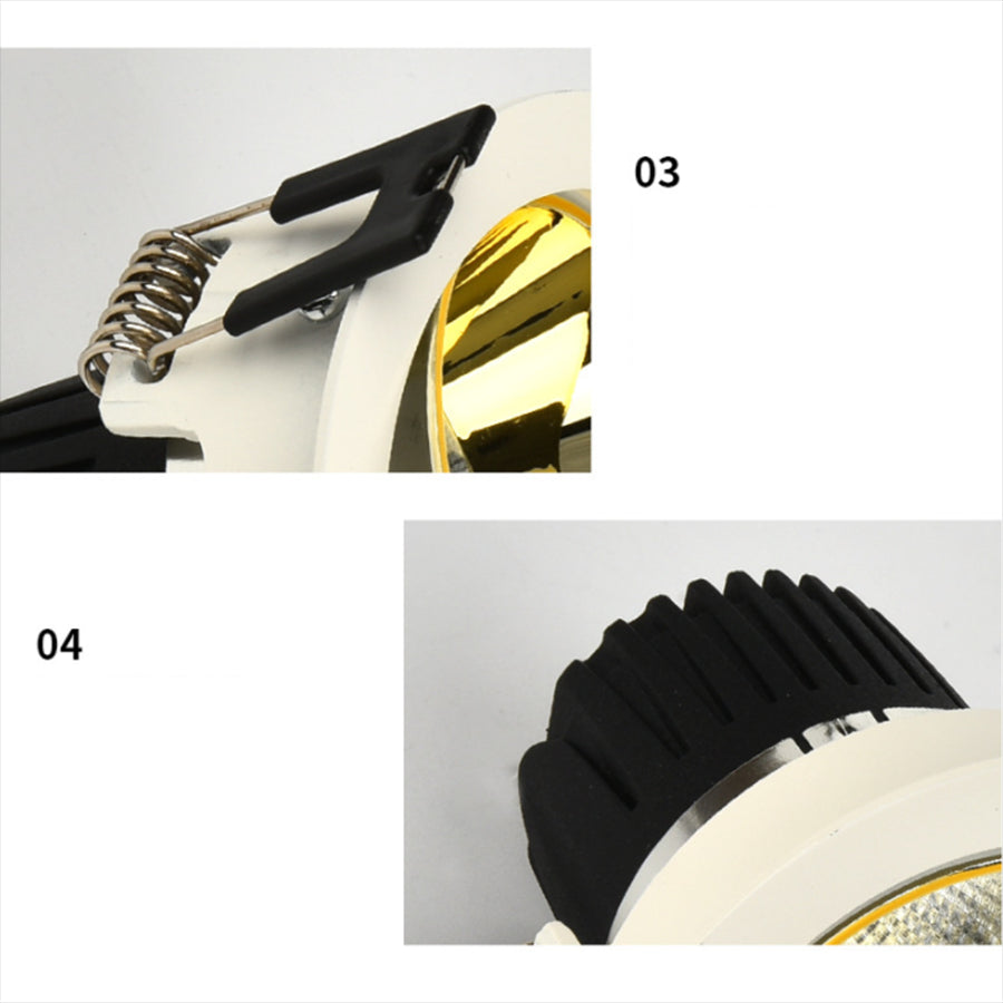 LED Ceiling Spotlights Recessed Anti Glare COB LED Downlights Bedroom 5/7/10W Living Room Decoation Ceiling Downlight