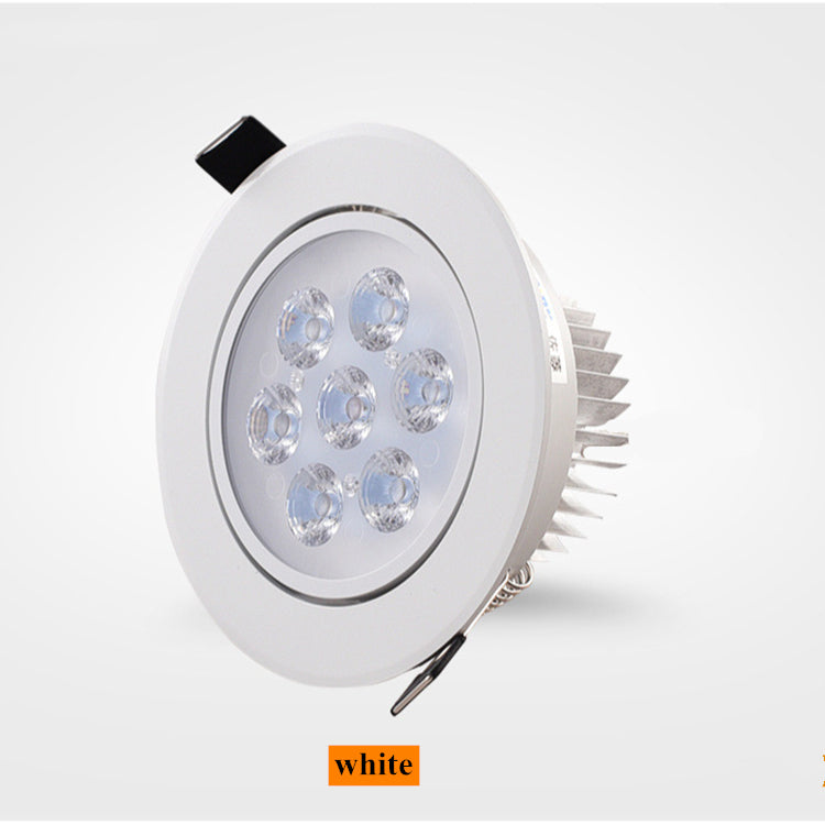 Round dimmable downlight 3W 6W 10W 14W 18W 24W LED recessed ceiling ac85-265V LED indoor lighting