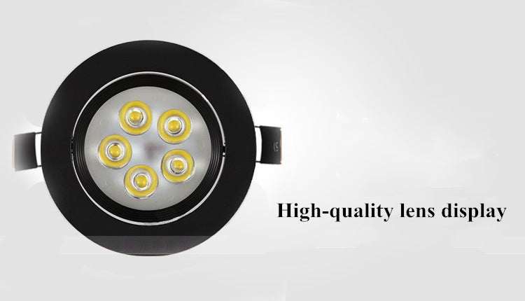 Round dimmable downlight 3W 6W 10W 14W 18W 24W LED recessed ceiling ac85-265V LED indoor lighting