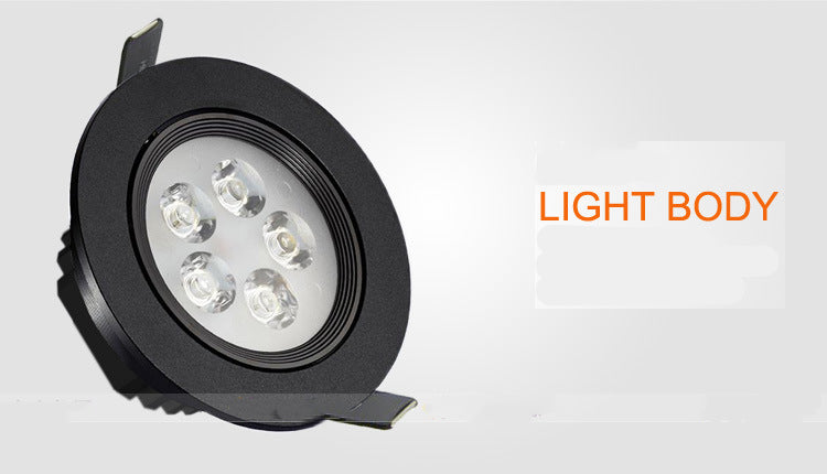 Round dimmable downlight 3W 6W 10W 14W 18W 24W LED recessed ceiling ac85-265V LED indoor lighting