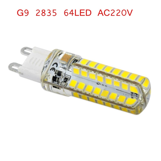 LED G4 G9 Lamp Bulb AC/DC 12V AC220V 9W 8W 7W 5W B15 SMD 2835 LED Lighting Lights replace Halogen Spotlight Chandelier