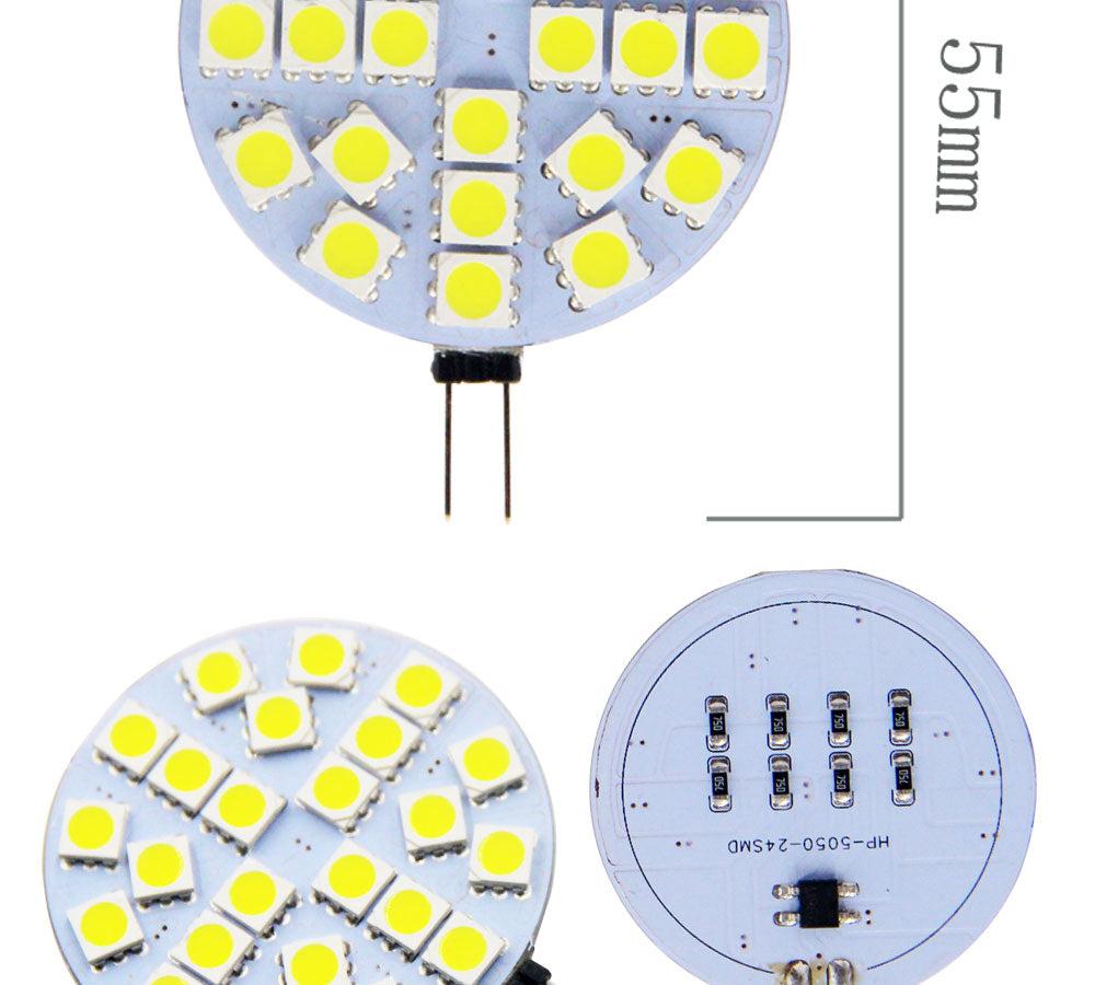 Hot G4 Lamp Bulb DC 12V 4.8W 2.4W 1.8W 1.2W SMD LED warm cold white Lighting Lights replace Halogen Spotlight