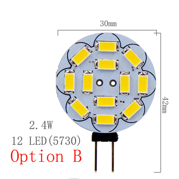 G4 Lamp Bulb DC 12V 2W 3W 5W SMD LED warm cold white Lighting Lights replace Halogen Spotlight