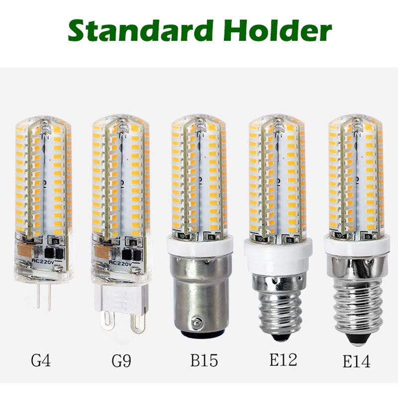 104LEDs G4 G9 E12 E14 B15 SMD 3014 AC 110V 220V Replace Halogen Lamp Light 360 Beam Angle LED Bulb Light Spotlight Chandelier - LED Lights For Sale : Affordable LED Solutions : Wholesale Prices