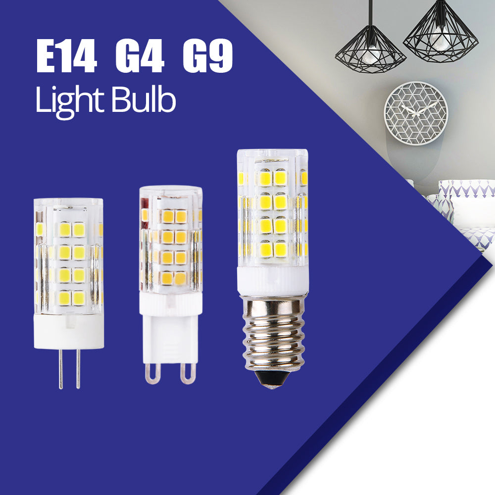 G9 G4 E14 LED Bulb 5W AC220V LED Corn Lamp SMD 2835 51LEDs White / Warm white Replace halogen lamp 1PCS