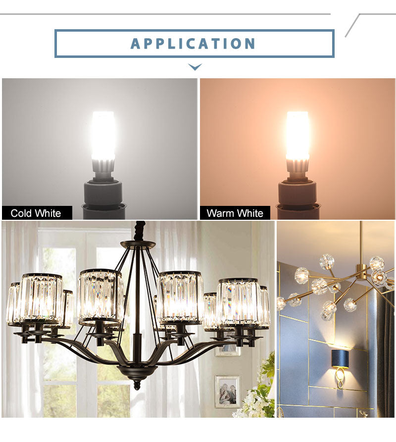 10pcs LED G4 G9 Lamp E14 LED Bulb COB 7W 9W 10W 12W 220V AC12V SMD 2835 LED No Flicker Dimmable Ceramic Replace halogen lamp