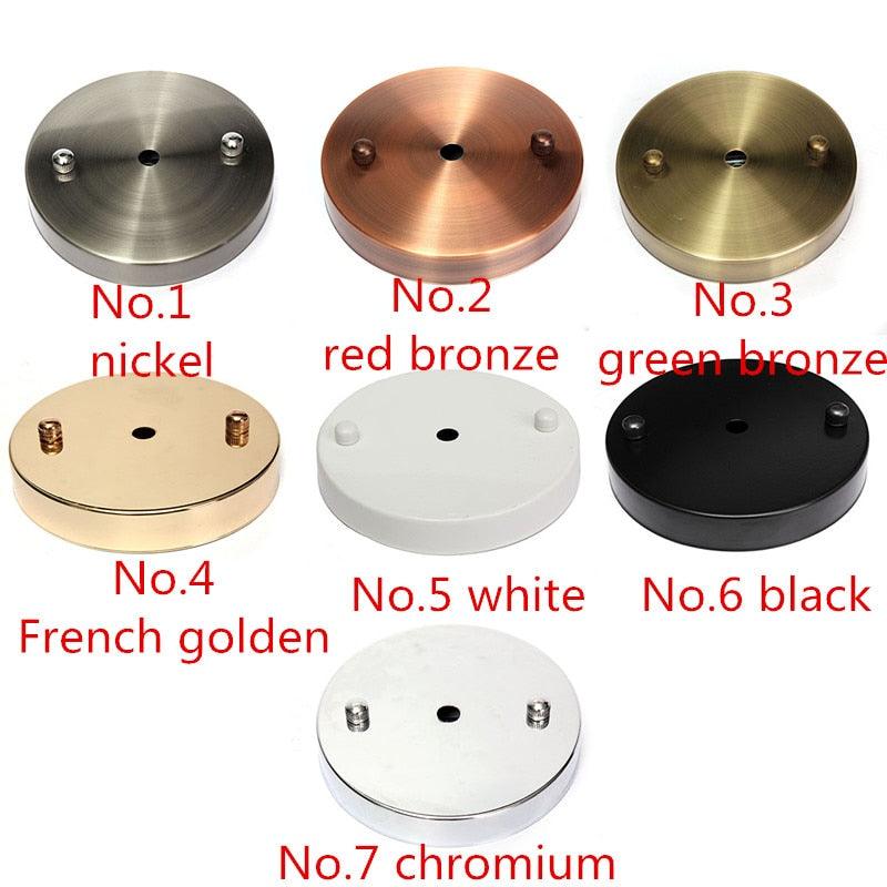 100mm/120mm Ceiling Canopy Wall Sconce Mount LED Base Vintage Pendant Light Lamp Disc Base - LED Lights For Sale : Affordable LED Solutions : Wholesale Prices