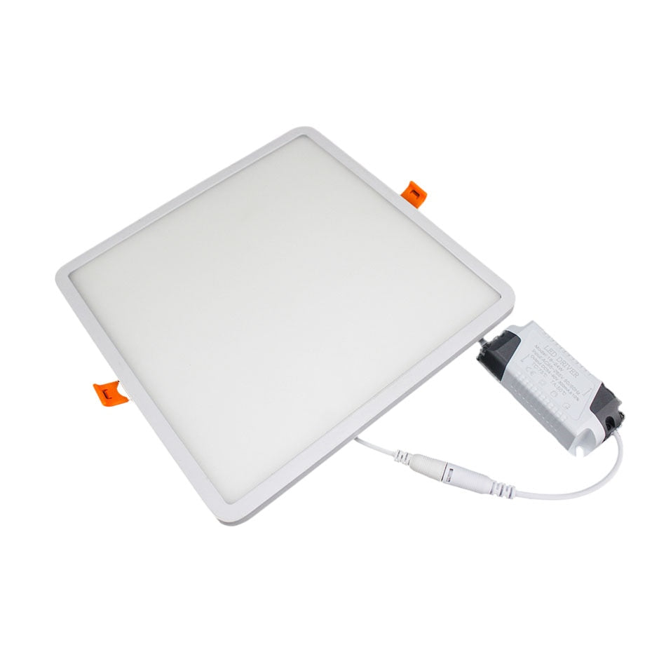 Narrow Frame Led Panel Light 6w 12w 18w 24w Round Square Ultra Thin Led downlight Cold White Warm White Indoor Lighting
