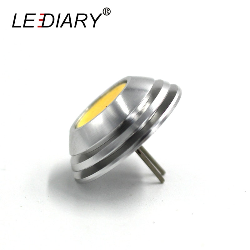 LEDIARY 5PCS/lot G4 Super Bright UFO Umbrella Shaped Downlight LED G4 Light Mini Corn Bulb DC12V COB LED High Power Tube 25*18mm