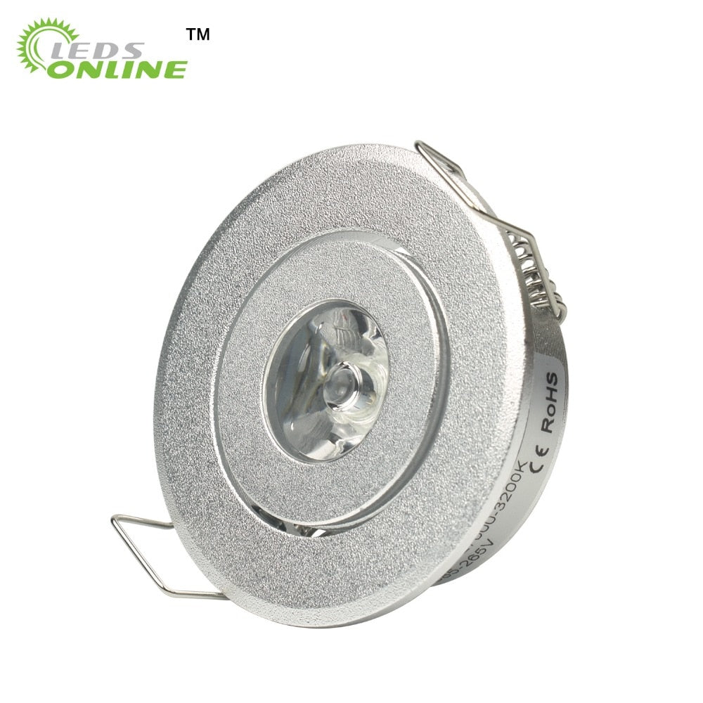 Home Store decor hot products 4pcs/lot mini Led spot light Downlights cabinet lights 1W 3W Hole size 40-45mm 110-270LM