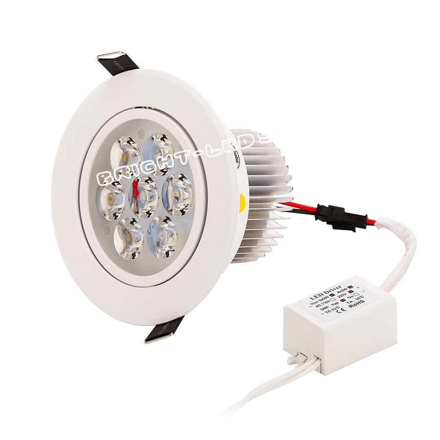 New 9W 12W 15W 21W good quality lowest price dimmable led downlight lighting lamp AC110V 240V led cabinet light 20pcs/lot lights