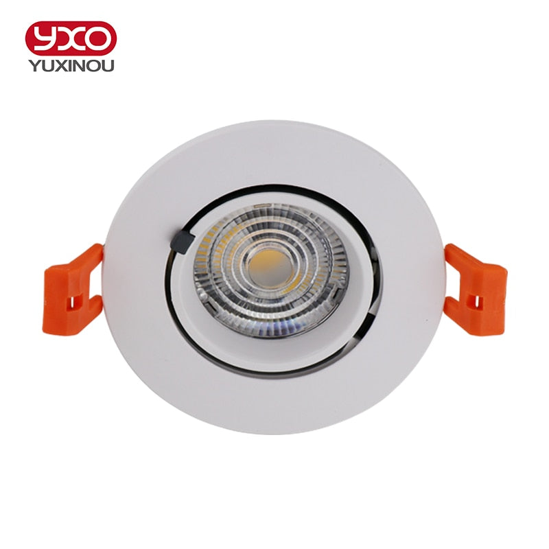 New Dimmable LED Downlight 10W 12W 15W 20W 24W AC 85-265V COB LED DownLights Dimmable COB Spot Recessed Down light Light Bulb
