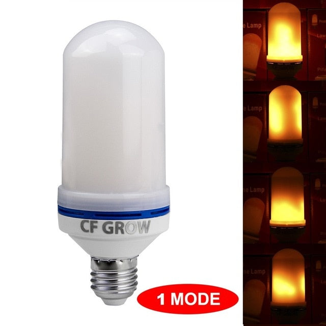E26 E27 LED Flame Effect Fire Light Bulb SMD2835 Flickering Emulation 1&4 Modes LED Flame Lamp E14 1200K~1400K AC85V~265V
