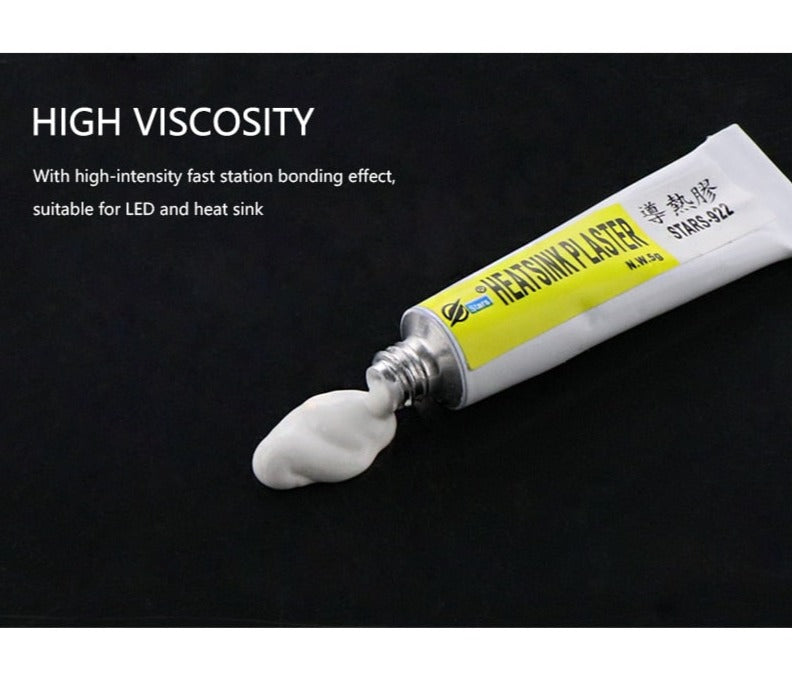 Thermal Pads Conductive Heatsink Plaster Viscous Adhesive For Chip CPU GPU VGA RAM LED IC cooler led radiator cooling