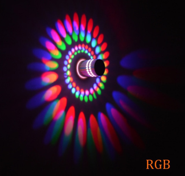 Modern LED Decorative Ceiling Light 3W RGB