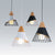 Slope lamps Pendant Lights Wood And Aluminum Restaurant Bar Coffee Dining Room LED Hanging Light Fixture