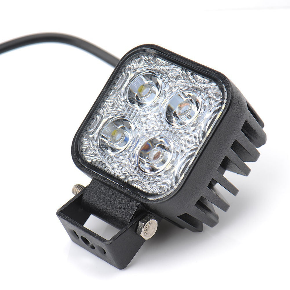 6X 12W LED Work Lights Up Close Jeep SUV 12V/24V Headlight Off Road/Flood Lamp