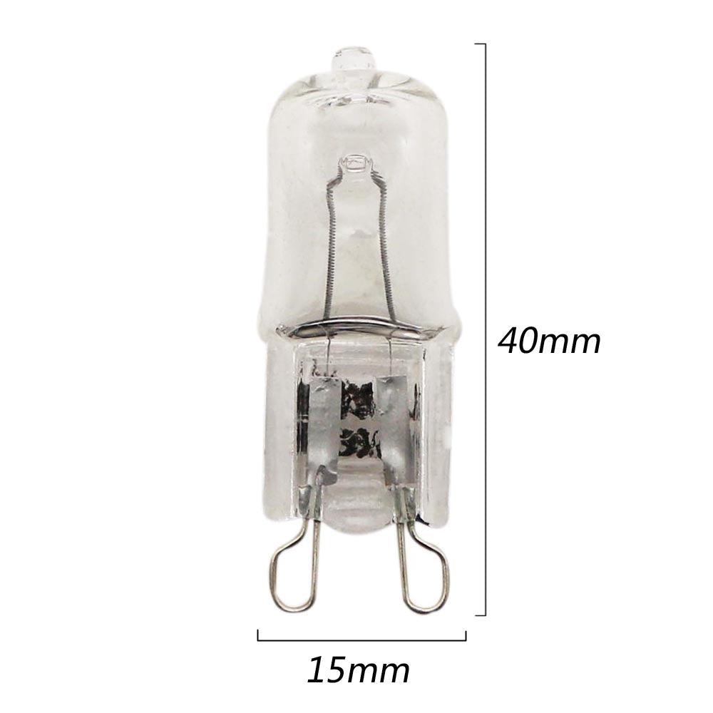 Super Bright G9 Halogen Light Bulb 25w 40w 60w Halogen G9 220V 3000K Warm White Indoor Clear Halogen G9 Lamp