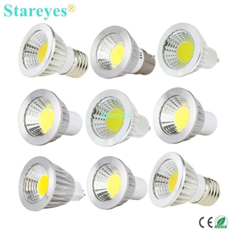 LED Dimmable 3W 5W GU10 E27 B22 E14 GU5.3 MR16 LED COB Spotlight led downlight Bulb droplight light lamp Light lighting