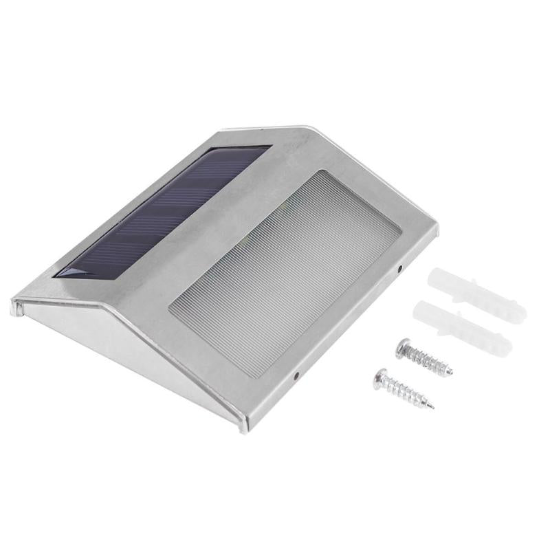 Solar Stainless Steel LED Light for Stairs, Paths, Deck, Patio, Street Light & More