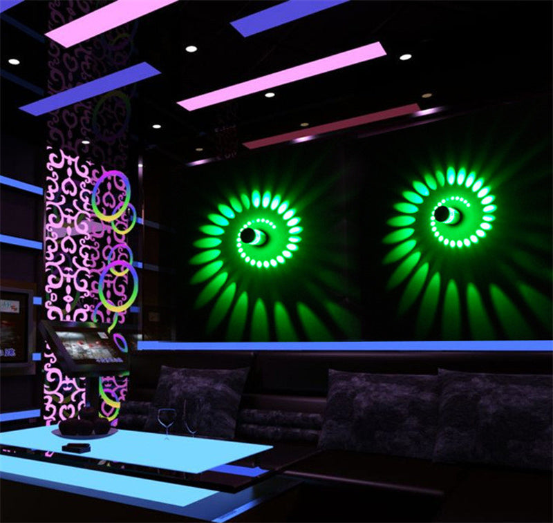 Modern LED Decorative Ceiling Light 3W RGB