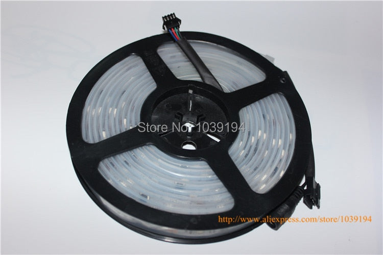 5050 magic dream color changing digital led strip light 150leds individually addressable 6803 IC DC12V sleeving waterproof IP67